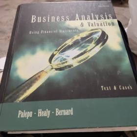 Business Analysis and Valuation：Using Financial Statements, Text and Cases。后面碟片页撕了夹在里面