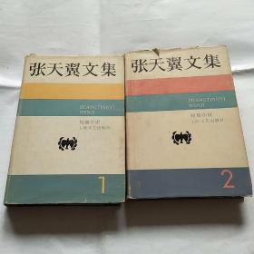 张天翼文集  第一、二卷  精装  馆藏未阅