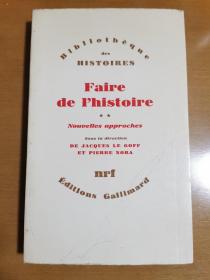 英文原版：Faire
de  l'histoire