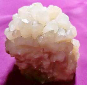 天然溶洞碳酸钙结晶体钟乳石花 水晶状活化石矿物摆件奇石观赏保真品 S21