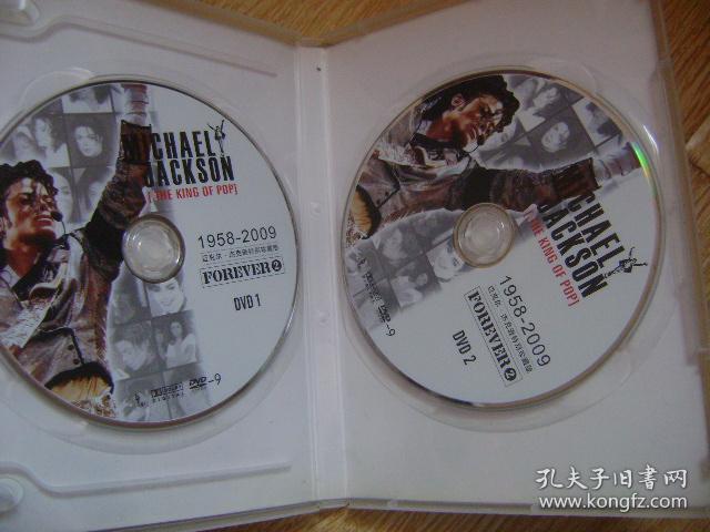 迈克尔.杰克逊特别珍藏版 1958―2009 MICH AEL JACKSON DVD 2张