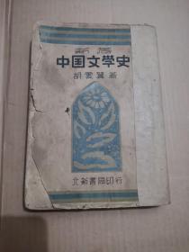 民国旧书  新著中国文学史 1935年8月版