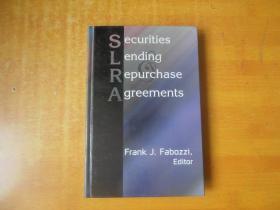 SECURITIES LENDING AND  REPURCHASE AGREEMENTS 证券借贷回购协议【英文原版 书名以图为准 16开精装 看图】