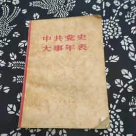 中共党史大事年表