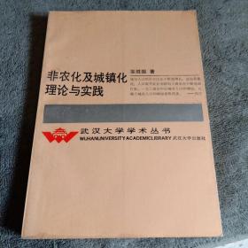 非农化及城镇化理论与实践（一版一印）