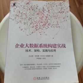 企业大数据系统构建实战：技术、架构、实施与应用