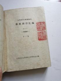 (山西地方戏剧资料)传统剧目汇编(中路梆子第3辑