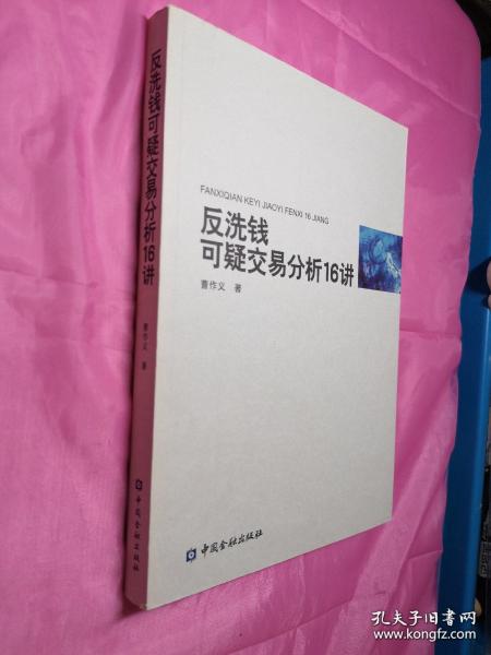 反洗钱可疑交易分析16讲（内页干净）正版