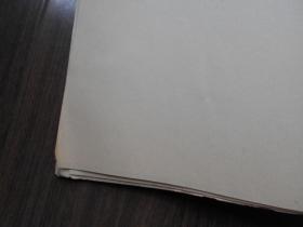 老纸头【80年代，大白纸48张（不是宣纸）】尺寸：38.5×27厘米