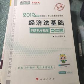 中华会计网校2019年初级会计师职称考试教材 初级经济法基础同步机考题库一本通试题真题题库 专业技术资格考试 梦想成真系列考试辅导图书