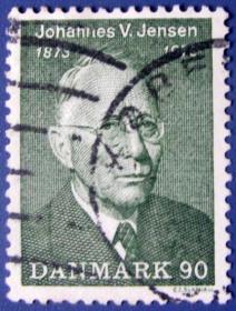 诗人、小说家：斯拉尼亚--丹麦邮票--早期外国邮票甩卖--实拍--包真