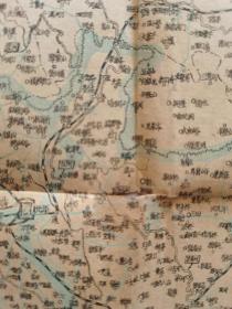 解放区彩色地图  陕甘宁边区、晋绥边区、琼崖区、晋察冀边区等