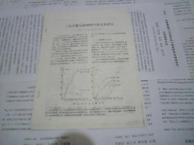 三麦分蘖与成穗的气象生态研究