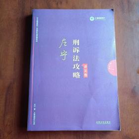 司法考试2019 上律指南针 2019国家统一法律职业资格考试：左宁刑诉法攻略·讲义卷