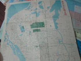 南昌地图：南昌市区商业图1986
