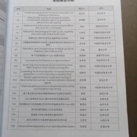 2019年微腔光子学学术研讨会会议手册