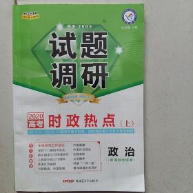 2020高考试题调研时政热点（上）政治