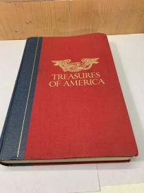 READER\S DIGEST： ILLUSTRATED GUIDE TO THE TREASURES OF AMERICA （1974年英文原版，精装厚册 16开）