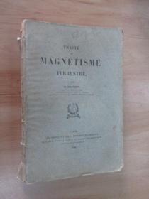 外文书TRAITÉ  DE  MAGNÉTISME  TERRESTRE（共441页）