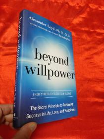 Beyond Willpower: The Secret Principle to Achieving Success in Life, Love, and Happiness    （小16开，硬精装）  【详见图】