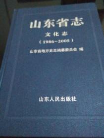 山东省志文化志（1986―2005）