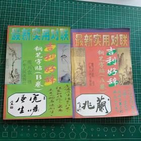 最新实用对联：吉利好辞钢笔字帖【AB卷】