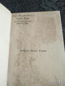 Milton's  Minor  Poems