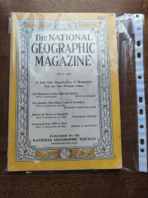 The National Geographic Magazine 美国国家地理 1940年7月  美国国家艺术馆  印度人  新加坡的28幅照片和地图  格陵兰岛