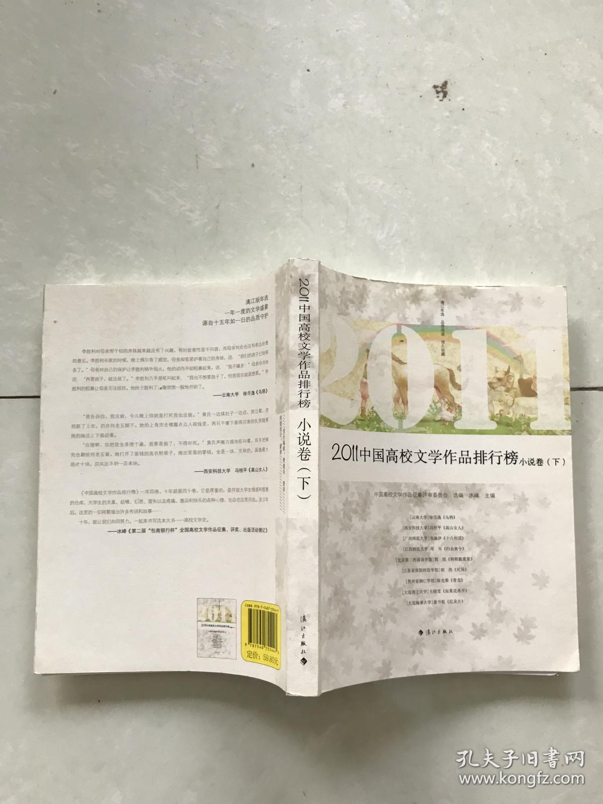 2011中国高校文学作品排行榜小说卷下
