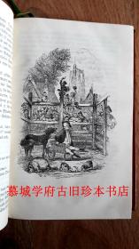 【名家（ERNST WEISS）设计、青春风格装饰】【全皮精装】烫金封面/刷金书顶/圣经纸印刷/SEYMOUR, BUTZ, PHIZ插图本/狄更斯《匹克威克外传》CHARLES DICKENS: DIE PICKWICKIER (THE PICKWICK CLUB)