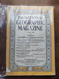 The National Geographic Magazine 美国国家地理 1929年4月 弗吉尼亚州 骑士国度 华盛顿  非洲