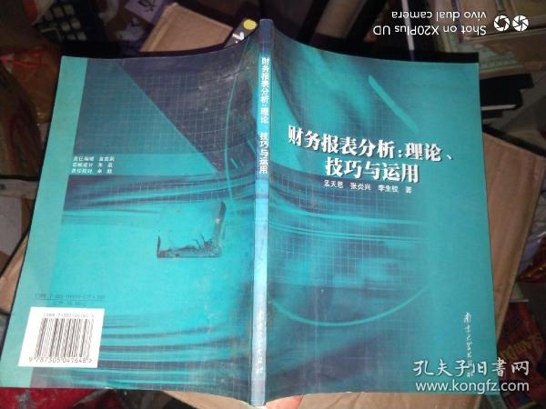 财务报表分析:理论、技巧与运用