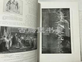 1897年/《女王六十年》/ 版皮面精装/大开插图本/Sixty Years a Queen Story of Victoria‘s Reign/ 33.5x25cm/内含南京条约签订，北京，南京等珍贵历史照片