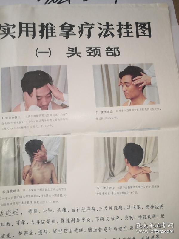 实用推拿疗法挂图