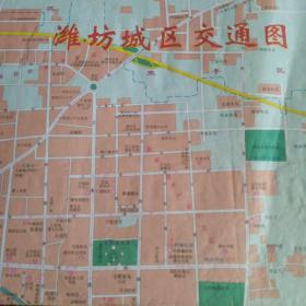 潍坊市交通旅游图