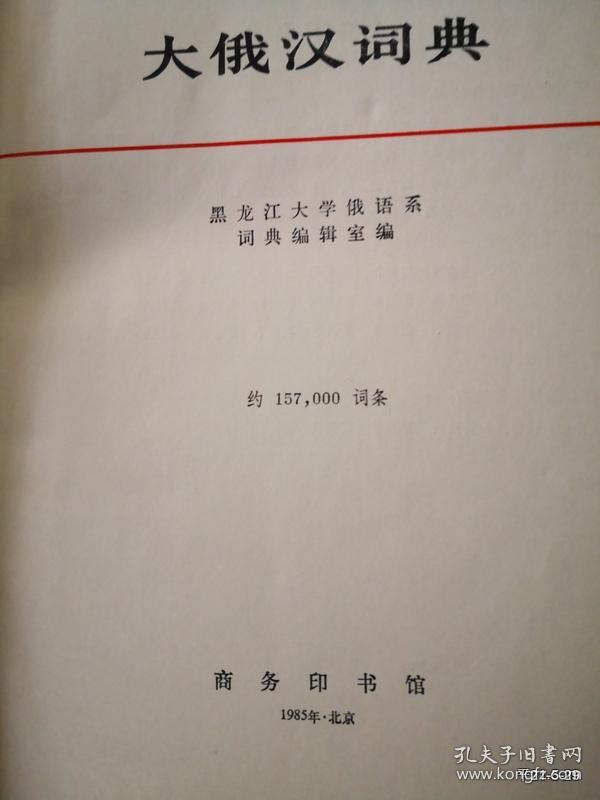 大俄汉词典