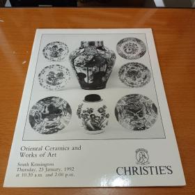 christie’s佳士得1992 Oriental Ceramics and works of art 古代陶瓷与艺术品