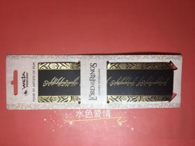 预售weta指环王魔戒指环铭文皮质书签LEATHER BOOKMARK: THE ONE RING INSCRIPTION