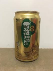 2014雪花啤酒罐子330ml（古建筑）【空罐】