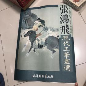 张鸿飞现代工笔画选（中间掉页不缺页）（卷筒邮寄）