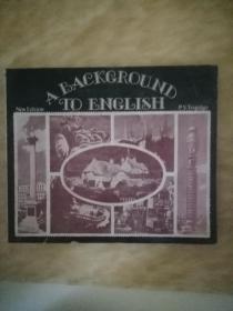 A Background to English英语背景（英文原版）