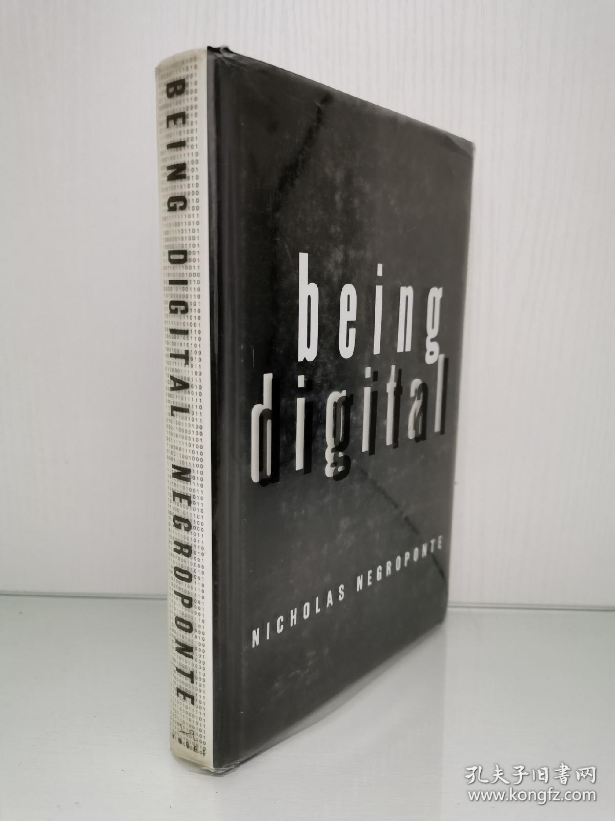 1995年美国初版《尼葛洛庞帝 数字化生存》  Being Digital by Nicholas Negroponte （互联网研究）英文原版书