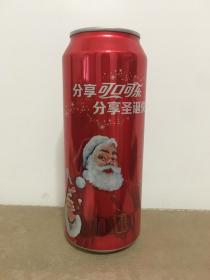 2014可口可乐罐子500毫升-分享圣诞快乐（空罐）