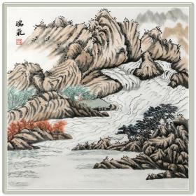 山水画《瑞气》唐老师 手绘真迹 【R5574】