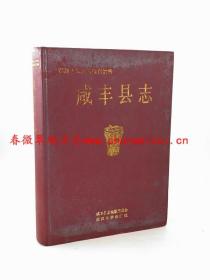 咸丰县志 武汉大学出版社 1990版 正版 现货