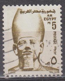邮票，老邮票，埃及邮票，埃及1985-1990年信销邮票法老王，少见！正品保真，非常稀有难得，意义深远，可谓古邮票收藏的珍品，孤品，神品