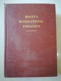 ROGETS INTERNATIONAL THESAURUS 罗格特国际成语辞典 第三版 英文版