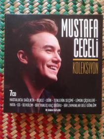 土耳其语 原版 歌曲 CD Mustafa Ceceli - Koleksiyon 7CD