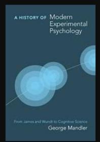 A History of Modern Experimental Psychology