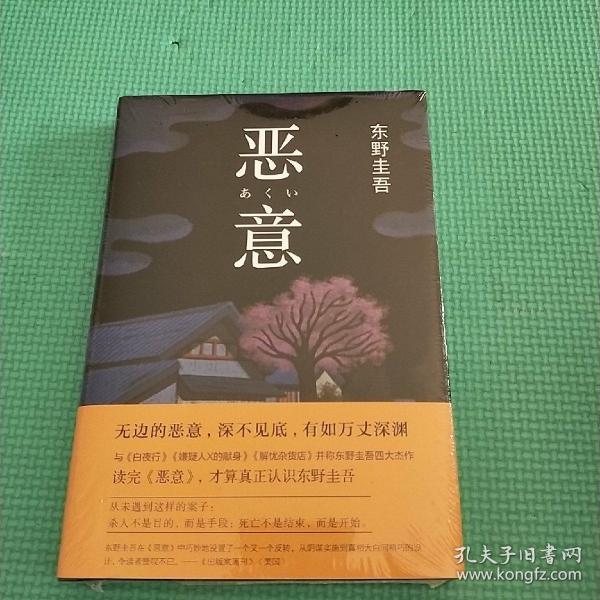 恶意：东野圭吾作品